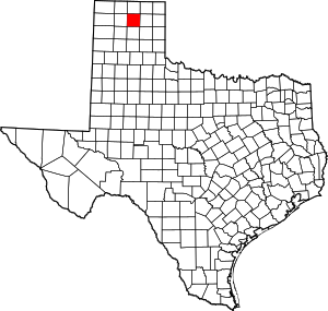 Hutchinson County location in Texas.