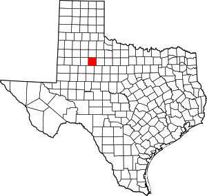 Kent County location in Texas.