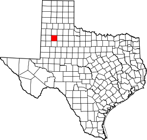 Lubbock County location in Texas.