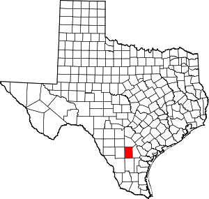 Mcmullen County location in Texas.