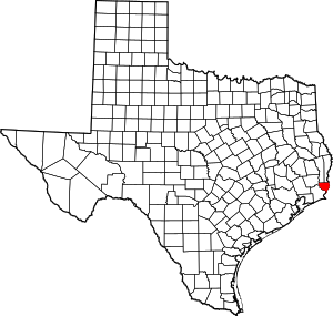 Orange County location in Texas.