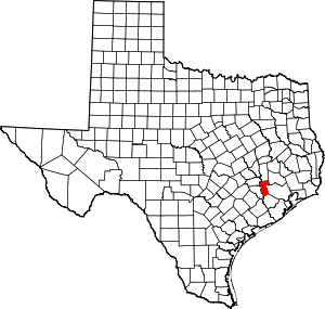 Waller County location in Texas.