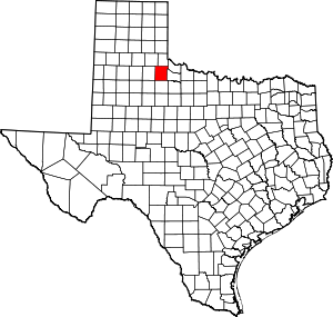 Cottle County location in Texas.