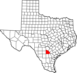 Atascosa County location in Texas.