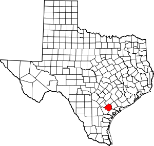 Goliad County location in Texas.