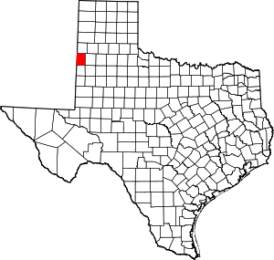 Bailey County location in Texas.